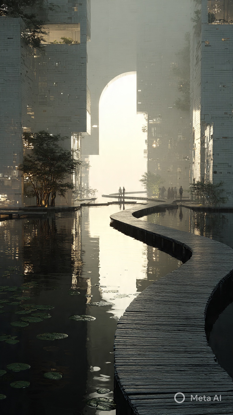 The Bridge - Transition from crowded platforms to personal digital home