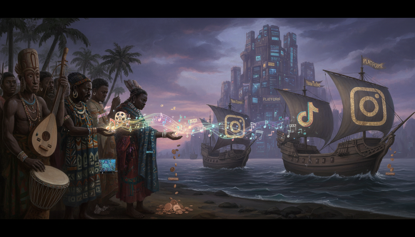 Digital Colonial Market - Metaphor of extraction in the creator economy